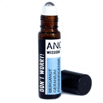 10ml Roll-On Essential Oil Blend – Bergamot, Geranium & Frankincense