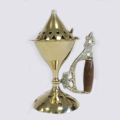 Large Incense Cone Burner with Handle