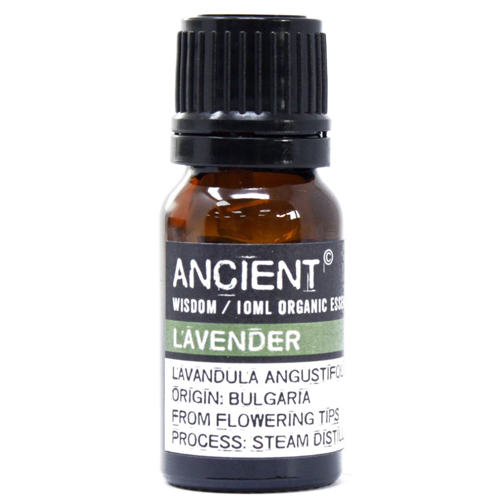 Lavender Organic Essential Oil 10ml – Lavandula Angustifolia | Steam Distilled Bulgaria