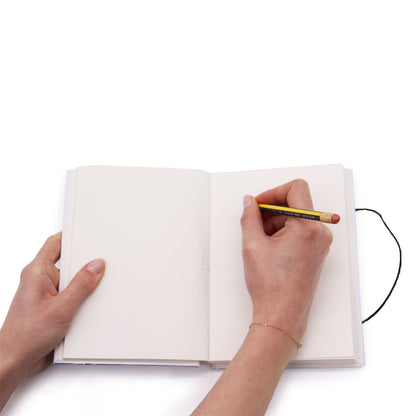 Small Notebook with Strap – We Are Flowers in the Same Garden