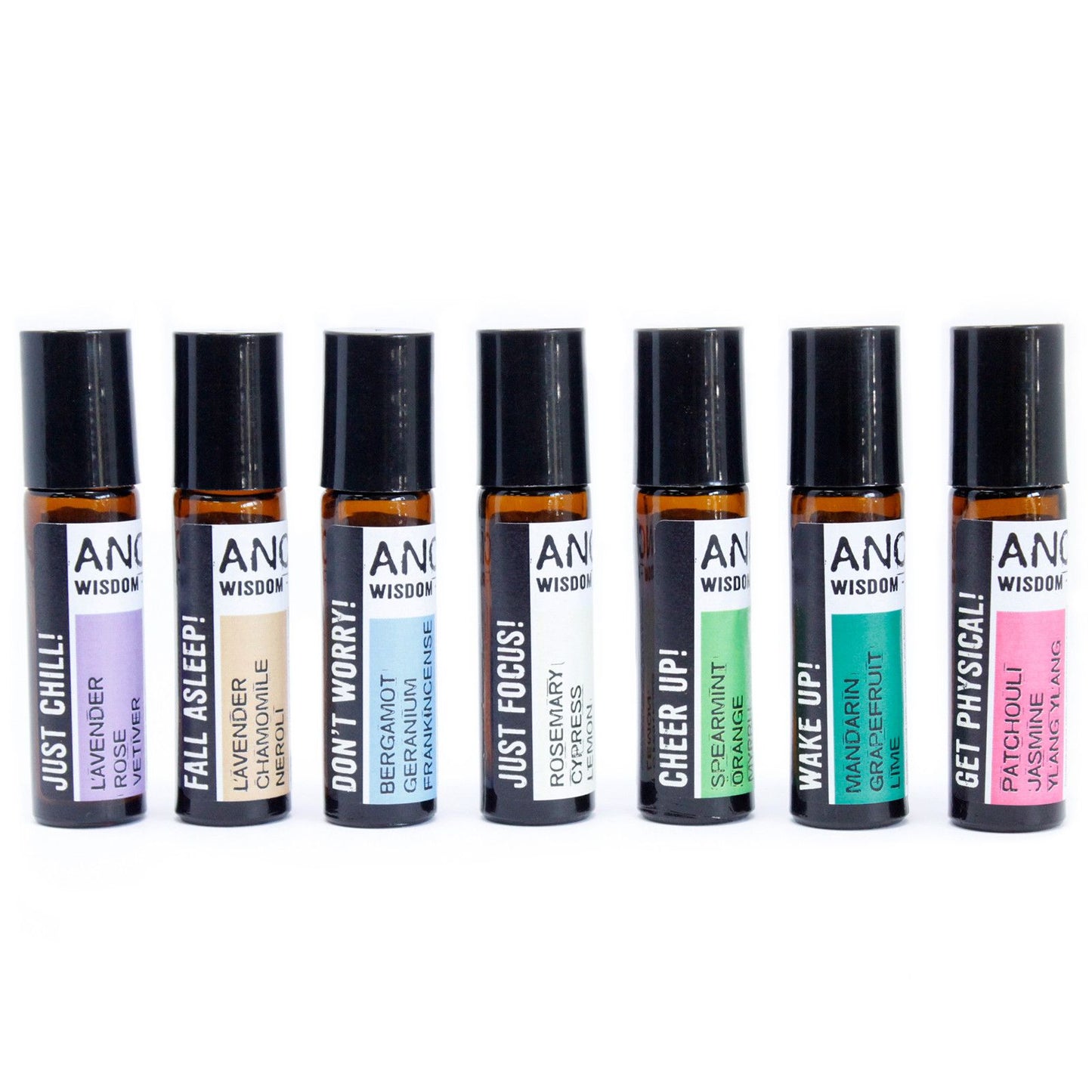 10ml Roll-On Essential Oil Blend – Bergamot, Geranium & Frankincense