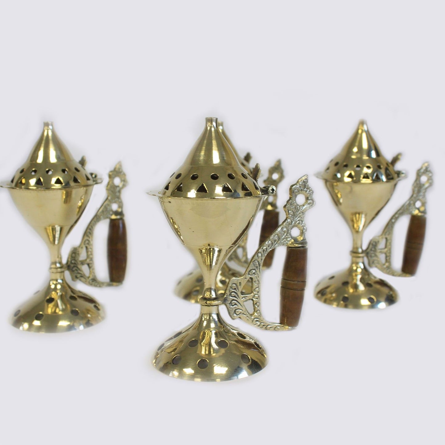 Large Incense Cone Burner with Handle