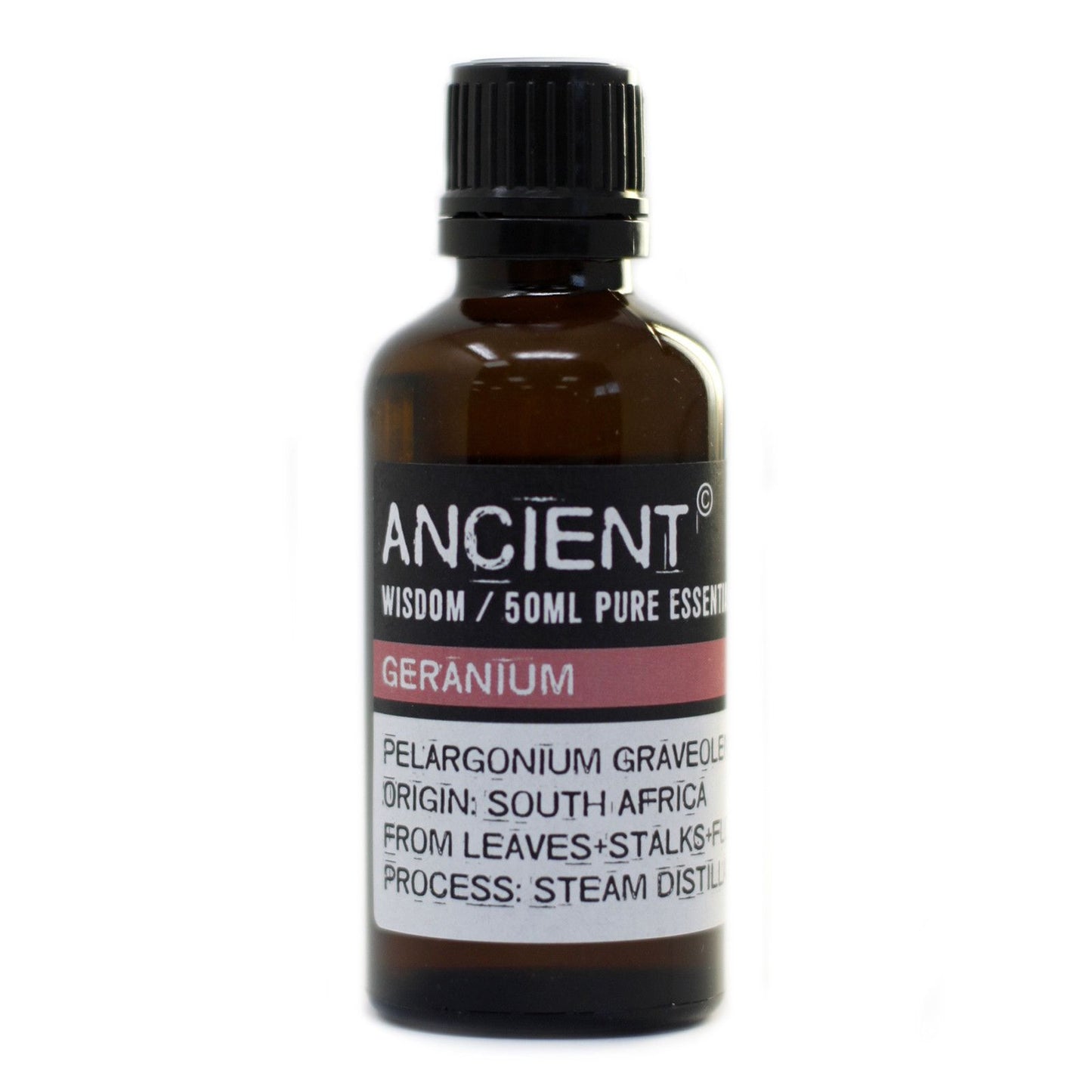 50ml Geranium Essential Oil (Egypt) – Pelargonium Graveolens | Steam Distilled Egypt