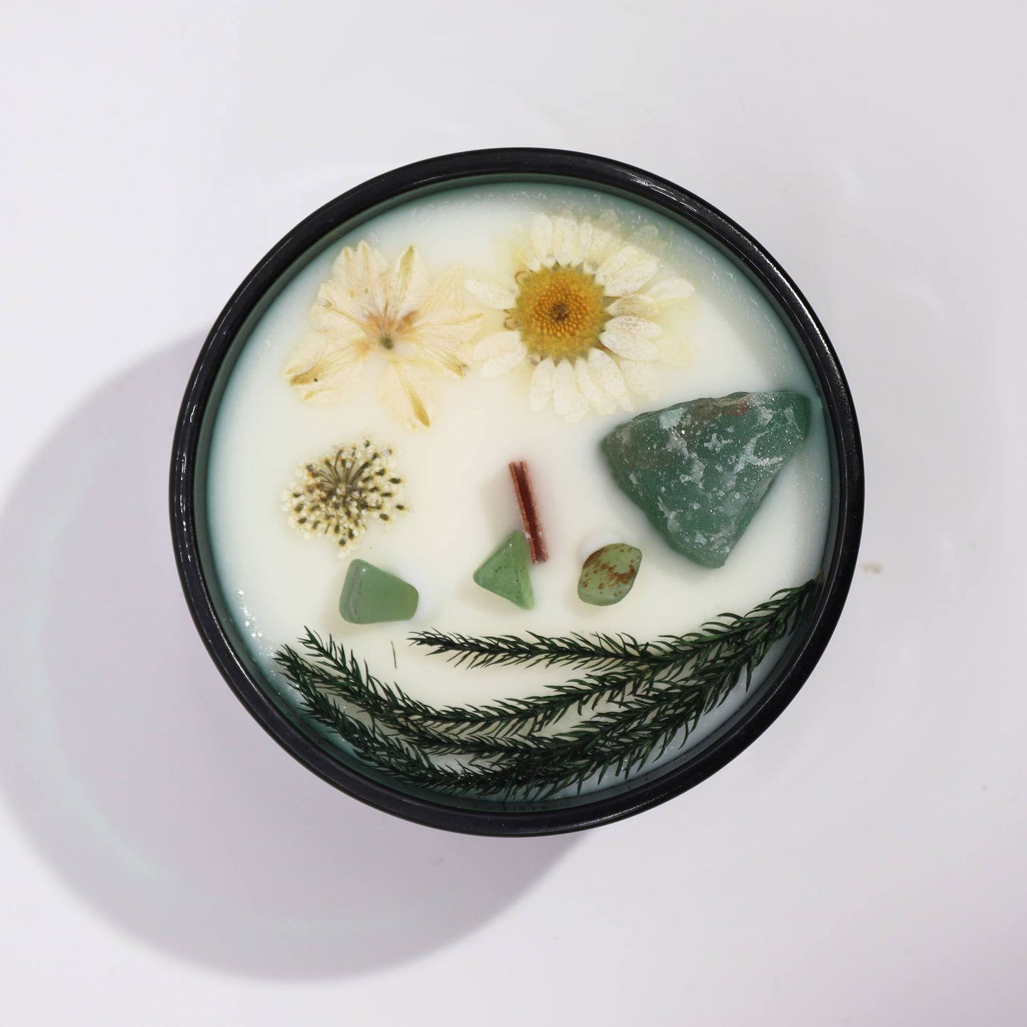 Hop Hare Crystal Magic Flower Candle – The Magician | Jade & Enchanted Mint