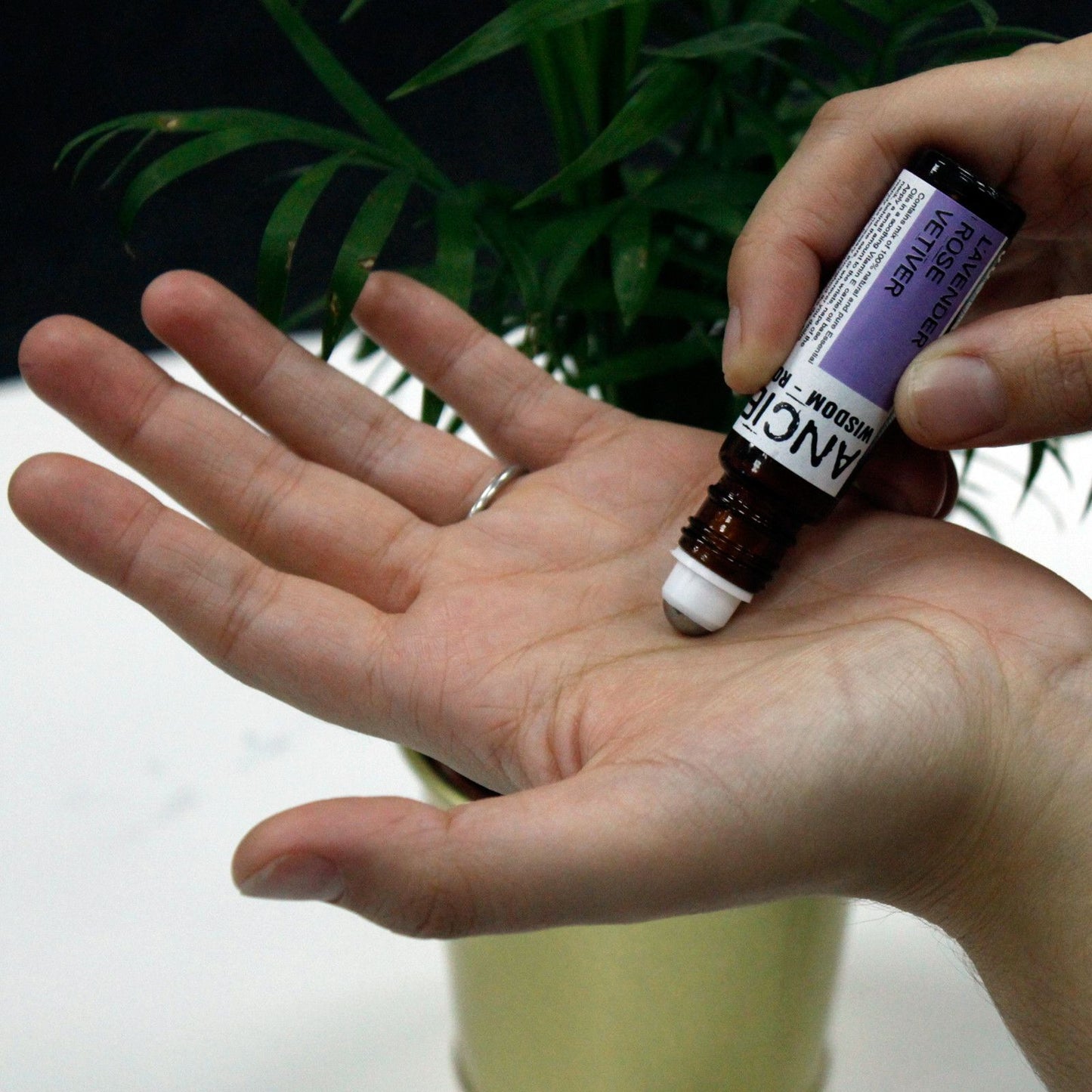10ml Roll-On Essential Oil Blend – Lavender, Rose & Vetiver