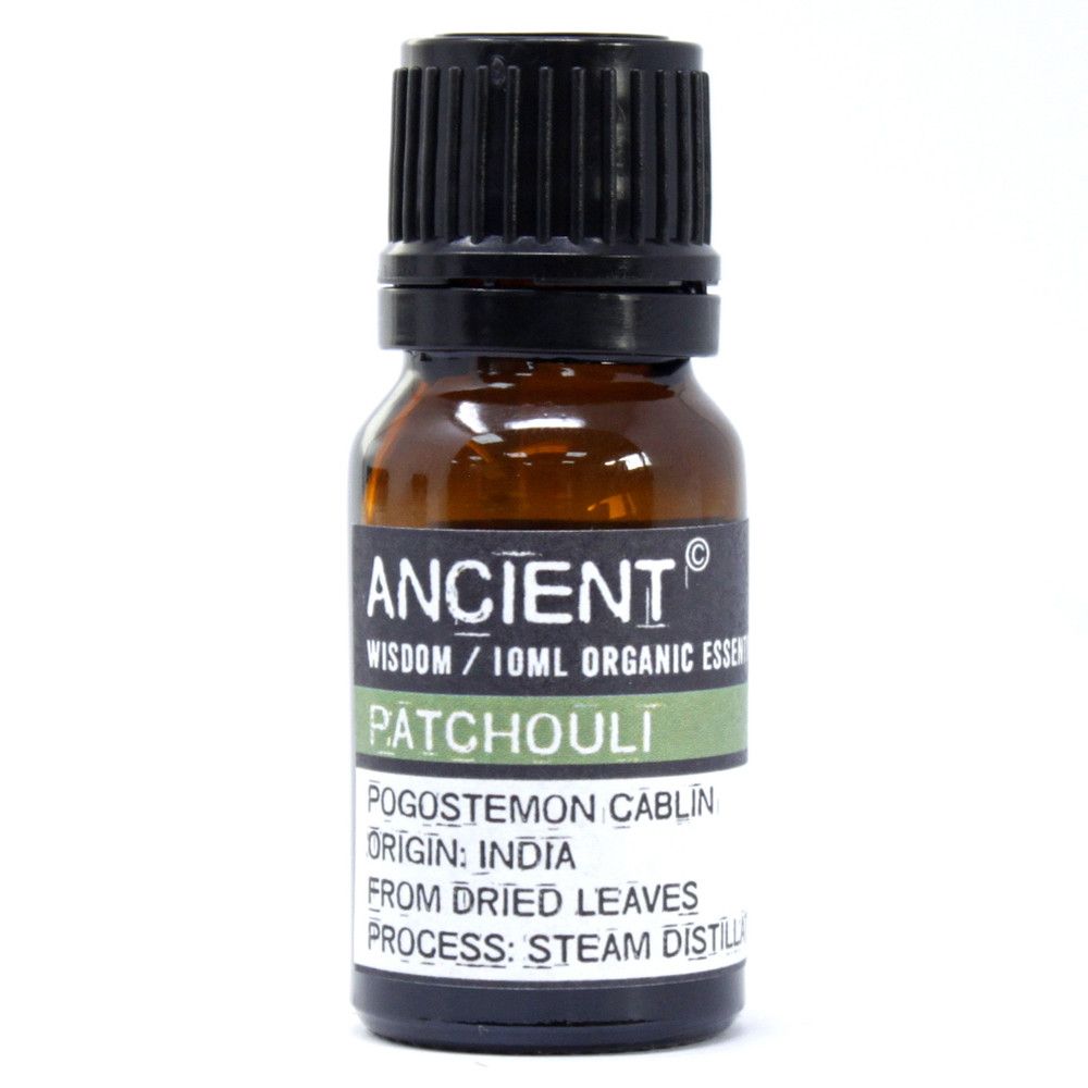 Patchouli Organic Essential Oil 10ml – Pogostemon Cablin | Steam Distilled India