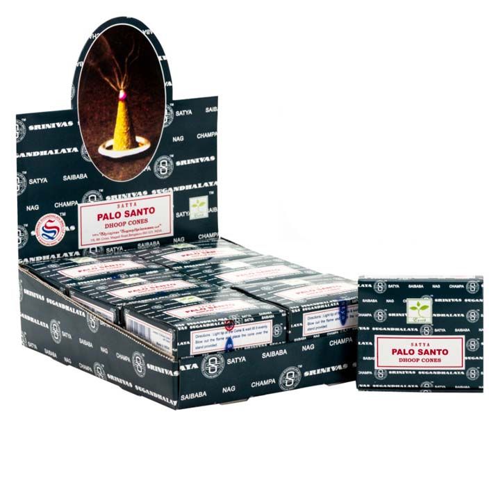 Palo Santo Dhoop Cones – Sacred Wood Incense | Cleansing & Grounding