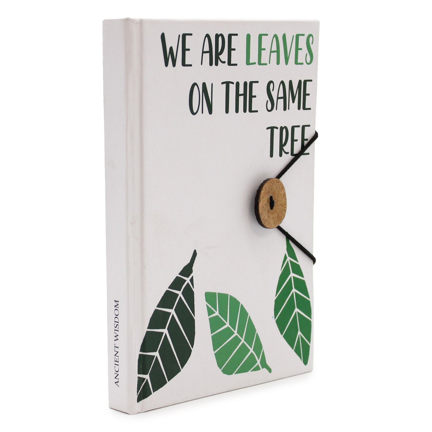 Small Notebook with Strap – Leaves on the Same Tree