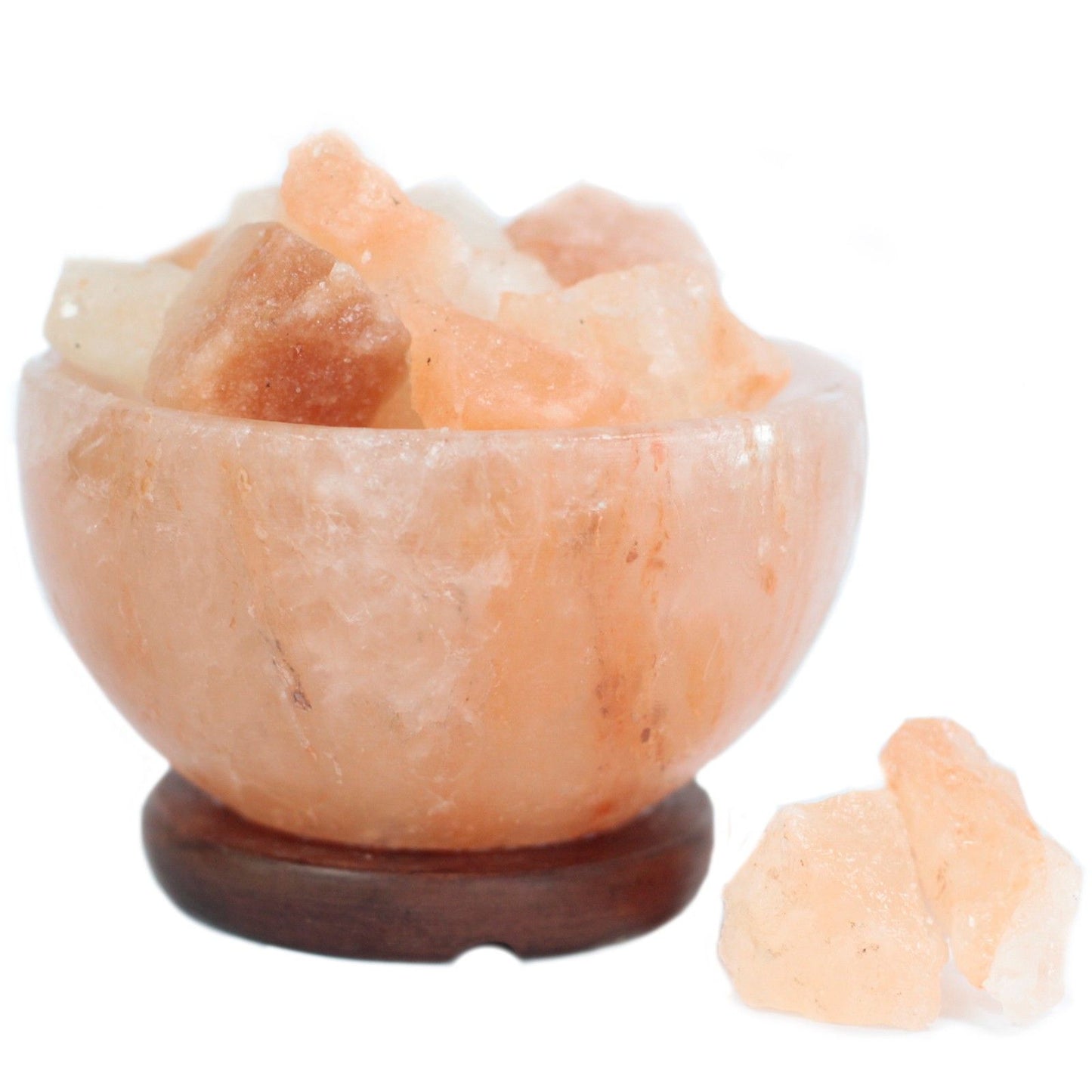 Himalayan Salt Fire Bowl with Salt Chunks – 15cm x 9cm