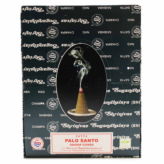 Palo Santo Dhoop Cones – Sacred Wood Incense | Cleansing & Grounding