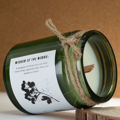Greenman Rituals Woodwick Soy Candle – Woodland Zest