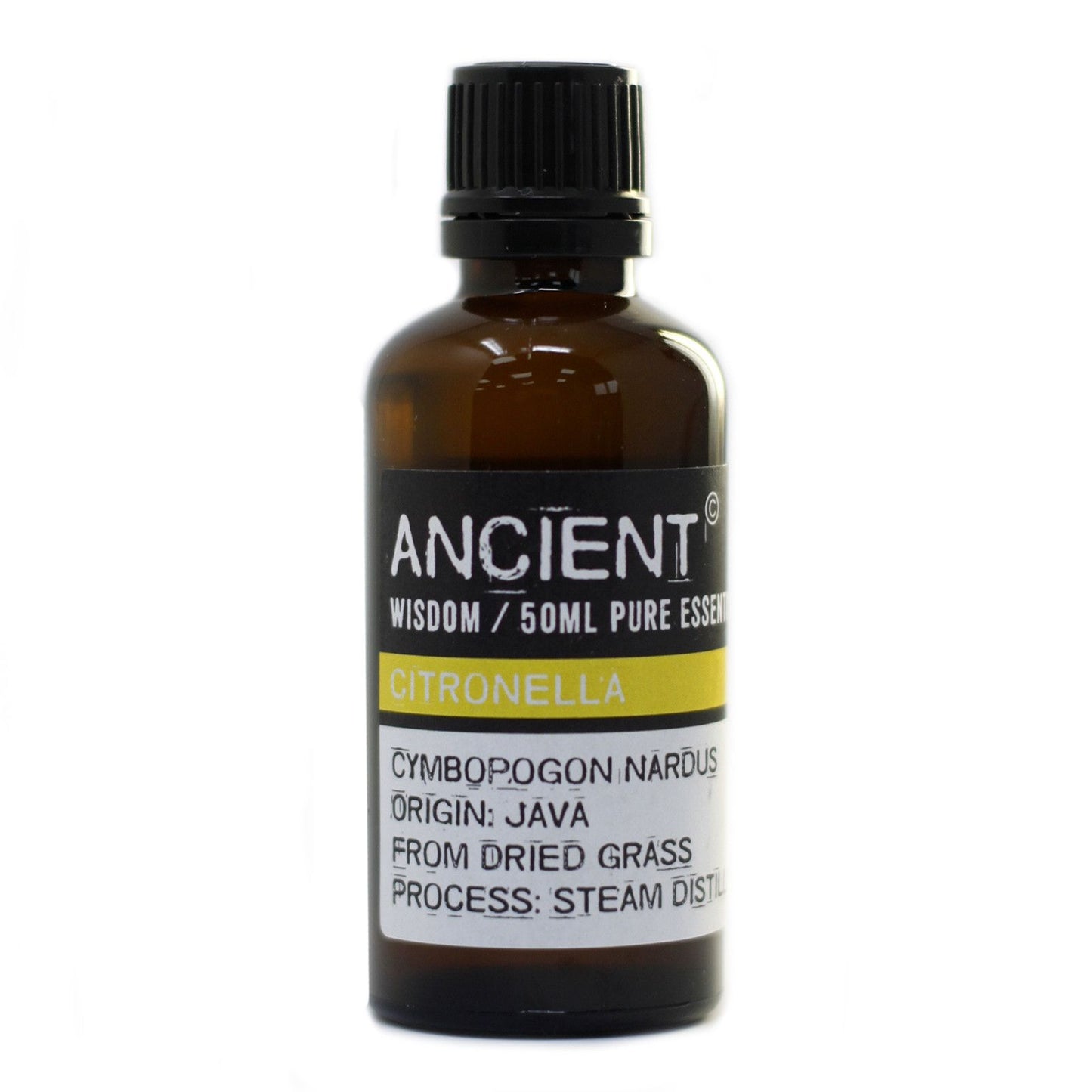 50ml Citronella Essential Oil – Cymbopogon Nardus | Steam Distilled Java