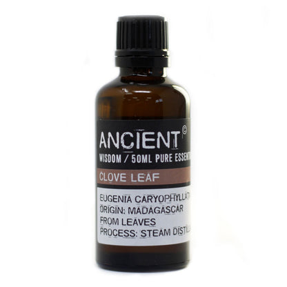 50ml Clove Leaf Essential Oil – Eugenia Caryophyllata | Steam Distilled Madagascar