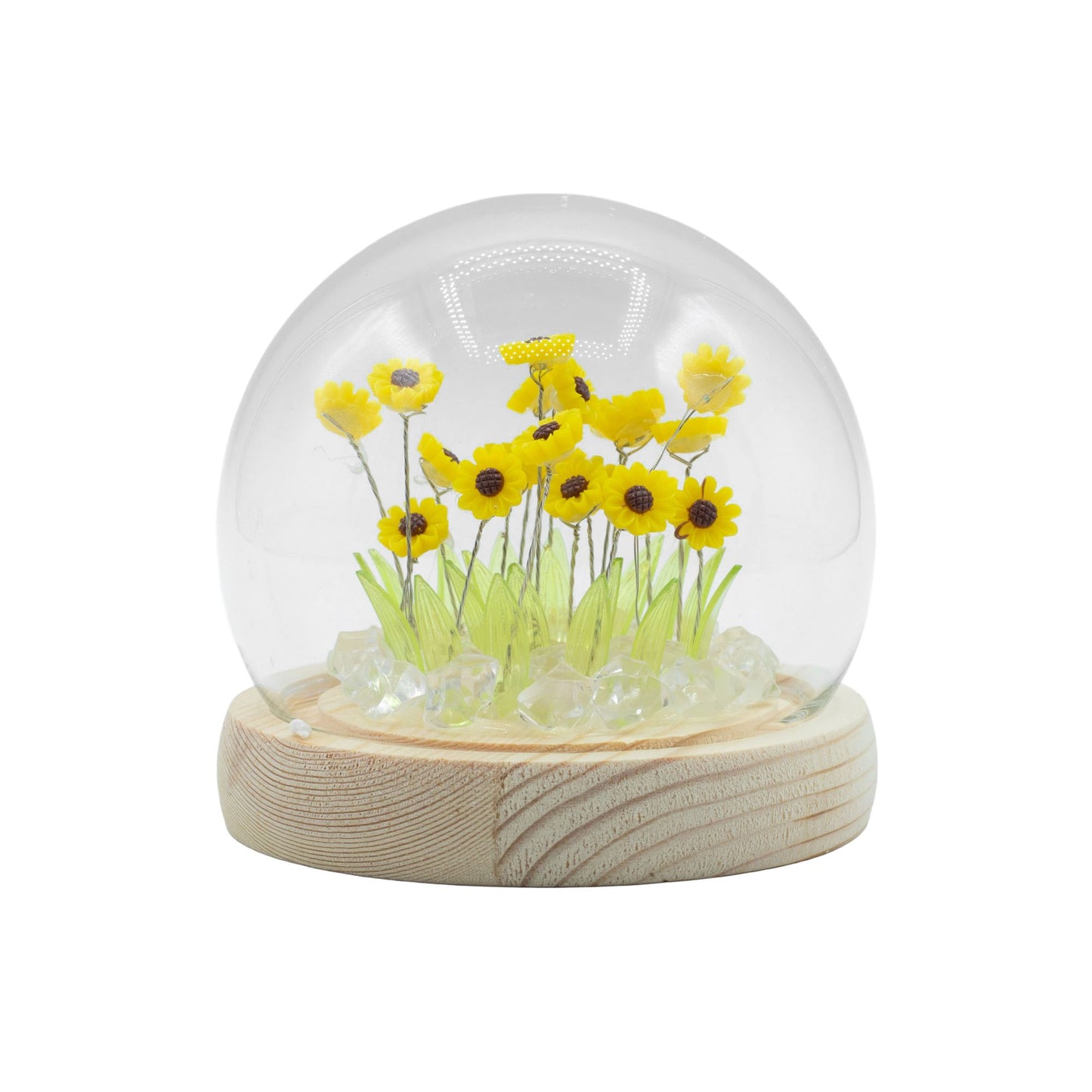 Floral Glow Garden Dome – 20 Sunflowers | LED & USB Powered