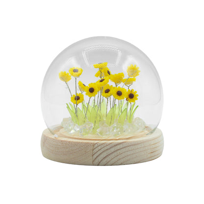 Floral Glow Garden Dome – 20 Sunflowers | LED & USB Powered
