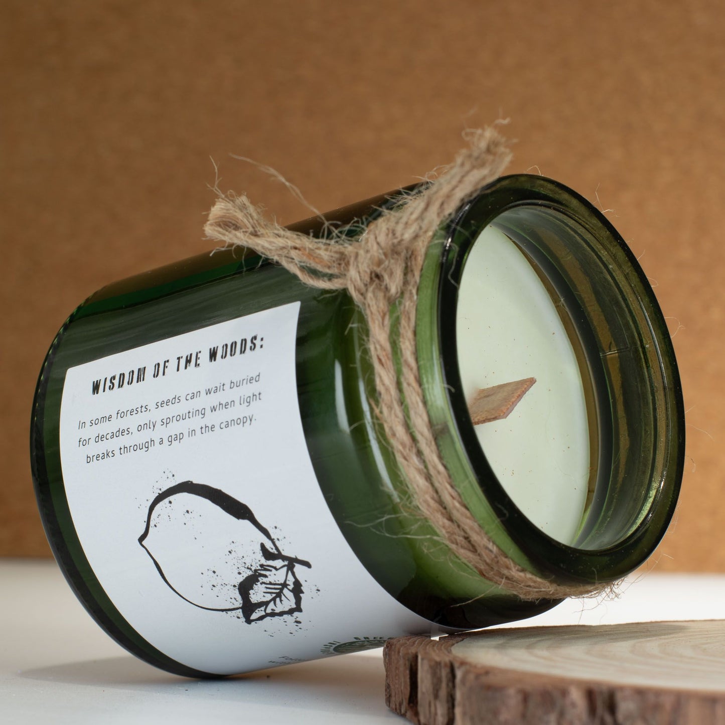 Greenman Rituals Woodwick Soy Candle – Cedar Citrus