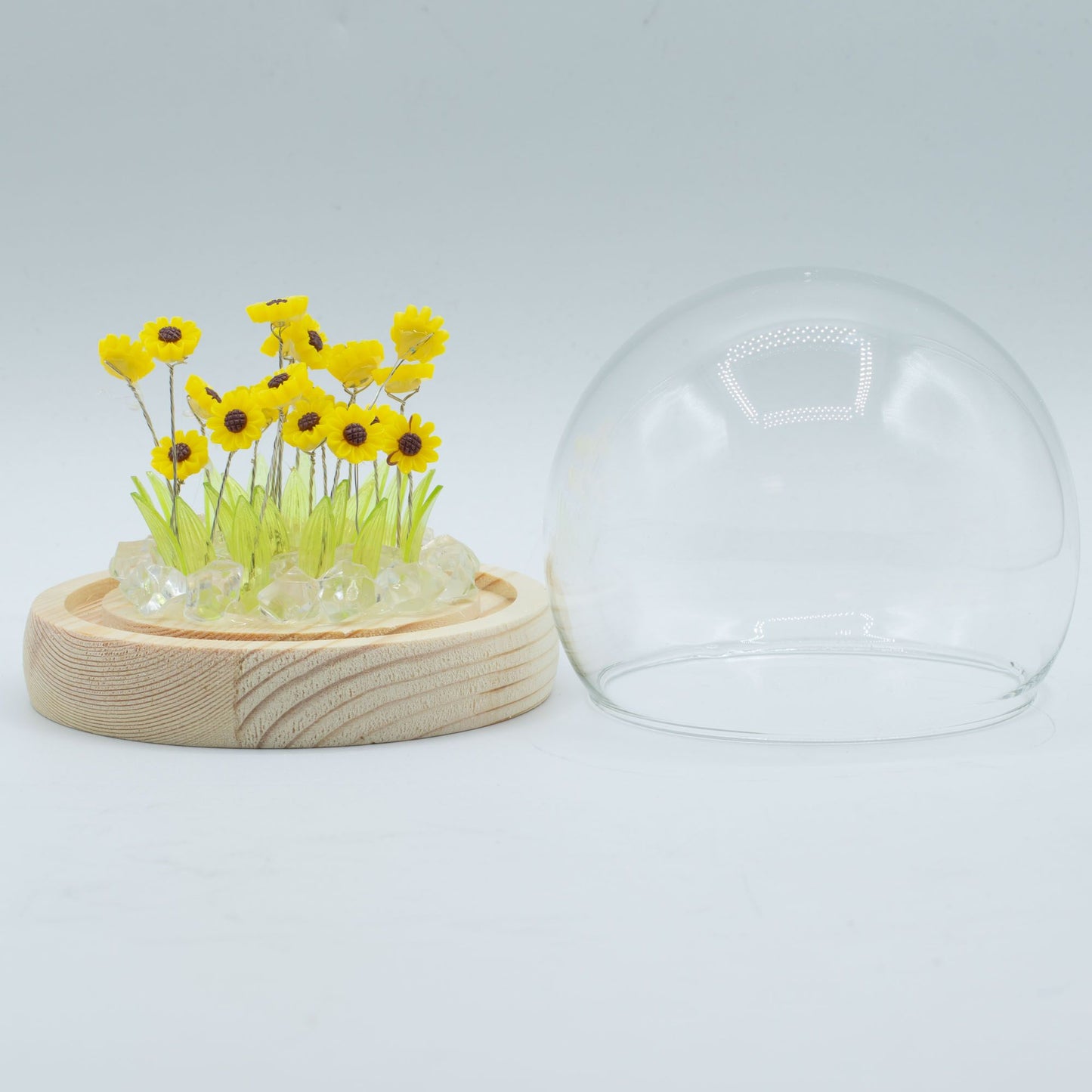 Floral Glow Garden Dome – 20 Sunflowers | LED & USB Powered