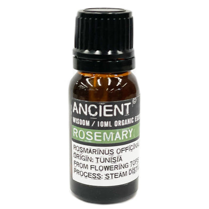Rosemary Organic Essential Oil 10ml – Rosmarinus Officinalis | Steam Distilled Tunisia