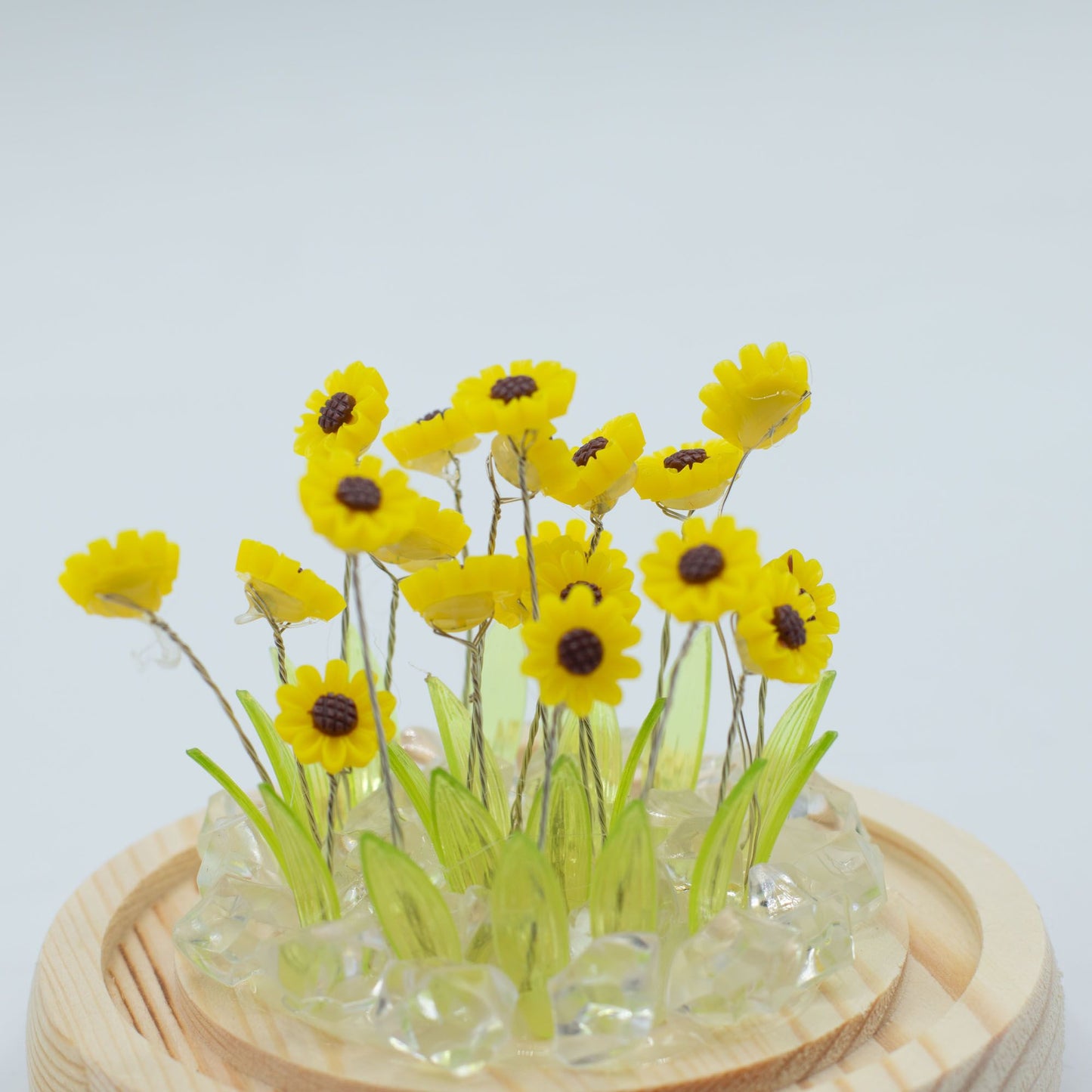 Floral Glow Garden Dome – 20 Sunflowers | LED & USB Powered