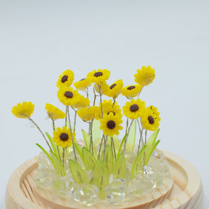 Floral Glow Garden Dome – 20 Sunflowers | LED & USB Powered
