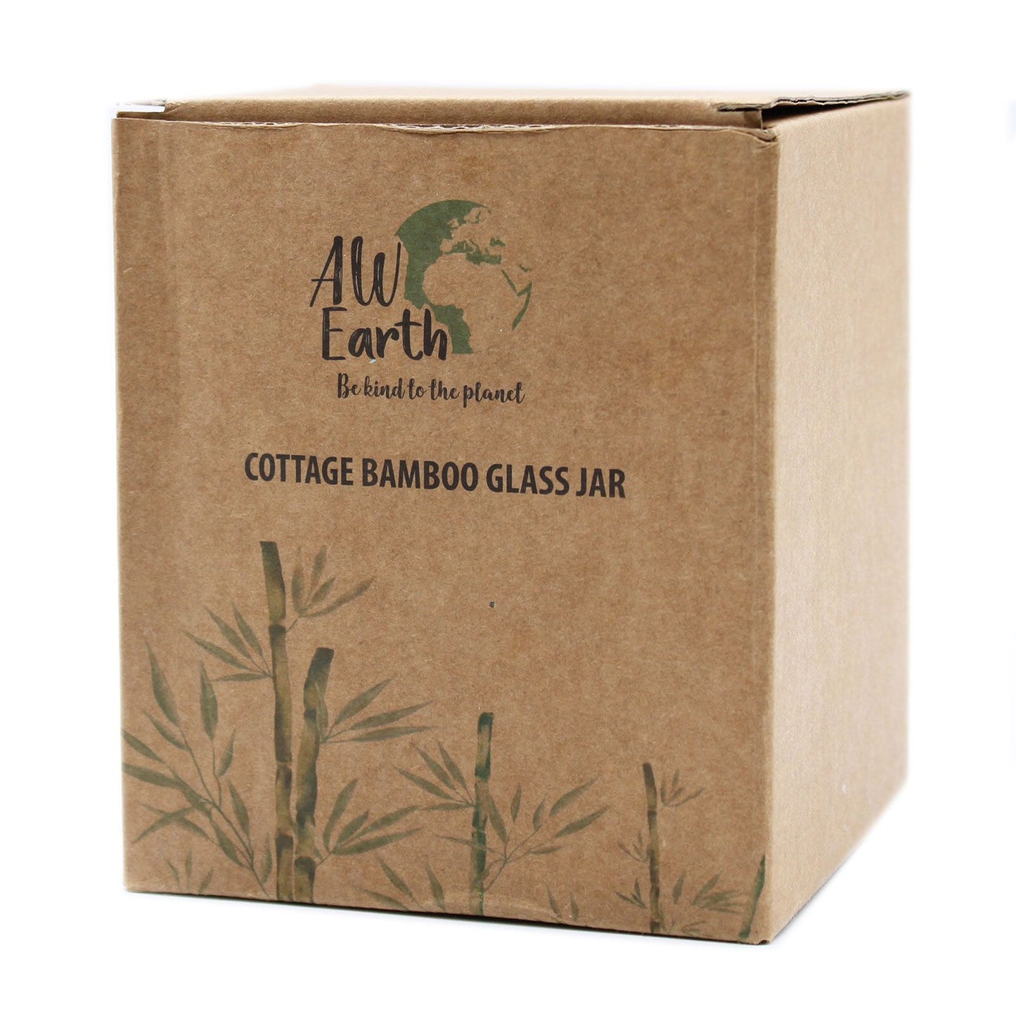 Clear Glass Jar with Bamboo Lid - 10cm