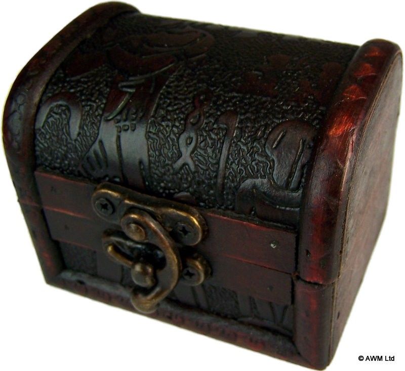 Egypt Embossed Colonial Vintage Trinket Box