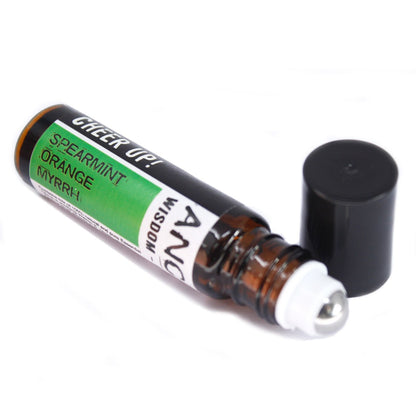 10ml Roll-On Essential Oil Blend – Spearmint, Orange & Myrrh