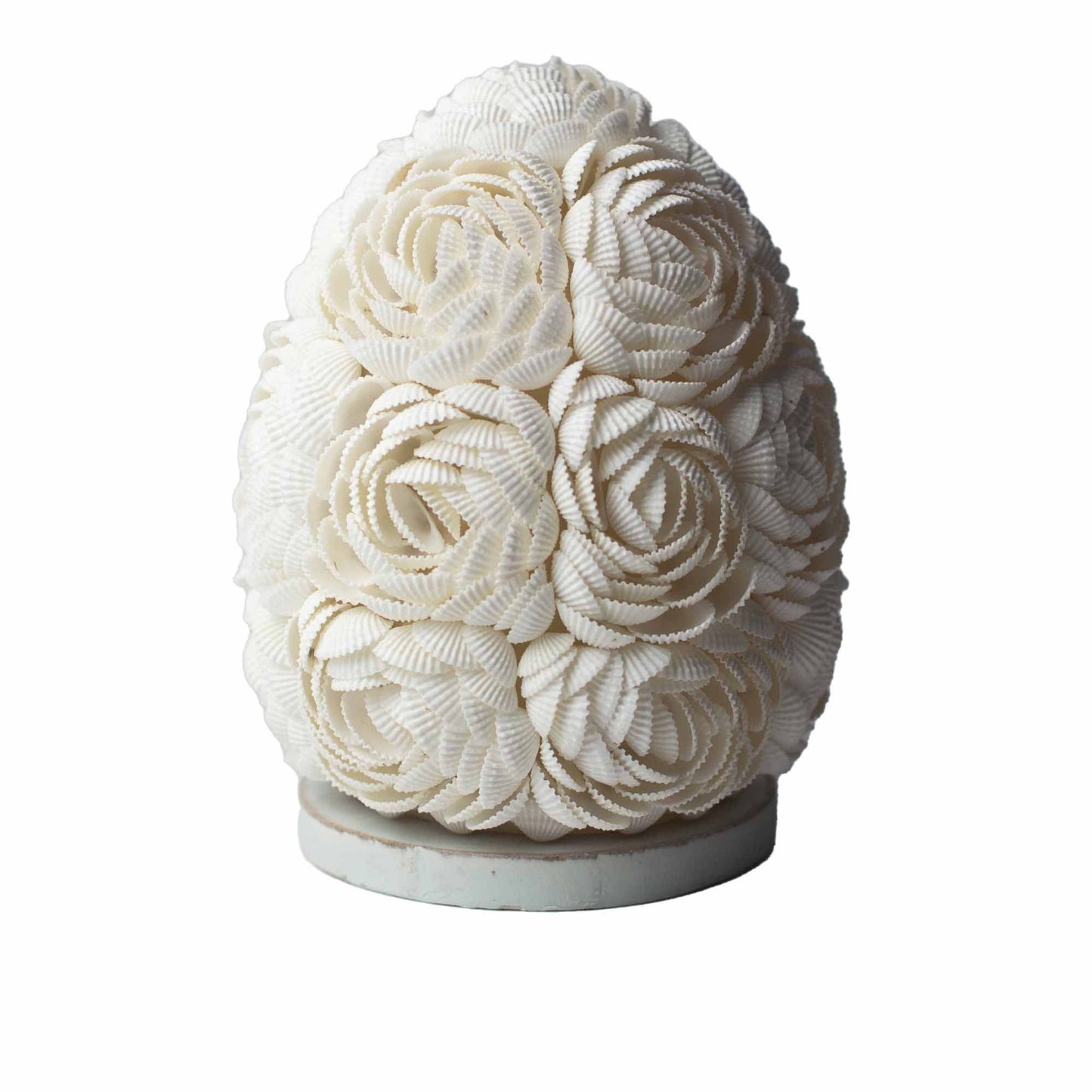 Boho Sea Shell Lamp – Rose Oval | 15cm