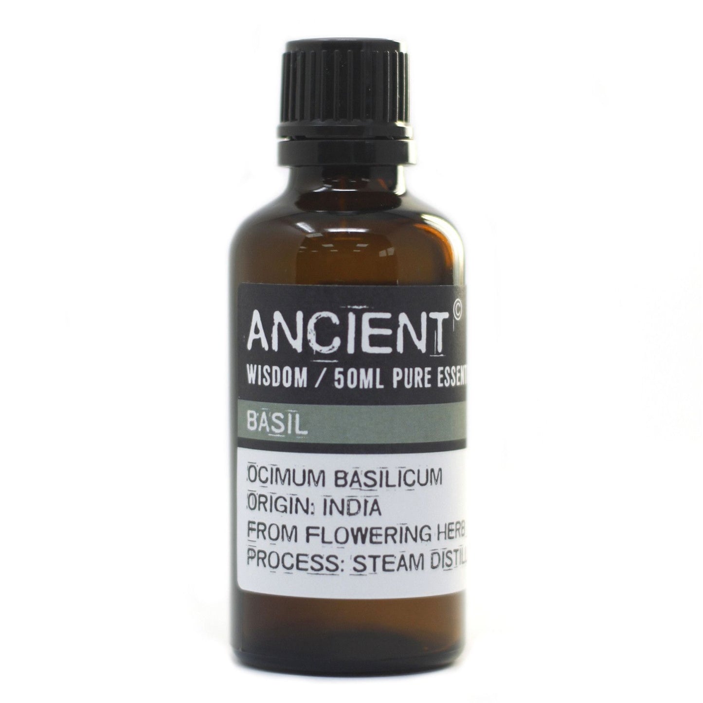 50ml Basil Essential Oil – Ocimum Basilicum | Steam Distilled India