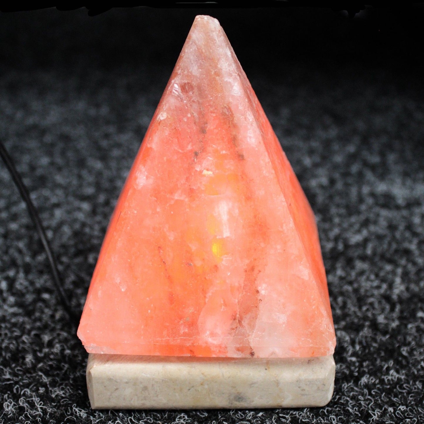 USB Himalayan Salt Lamp – Pyramid | 9cm