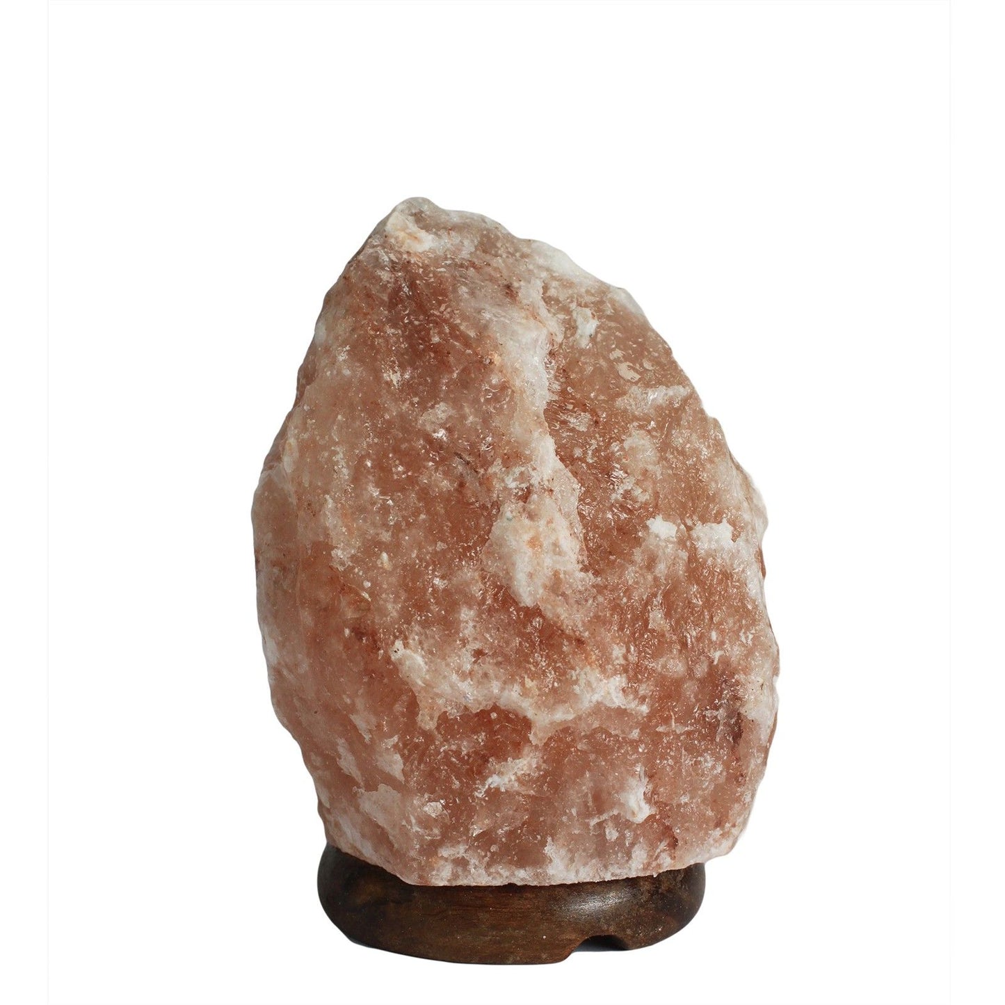 Natural Himalayan Salt Lamp with Wooden Base – 1.5–2kg