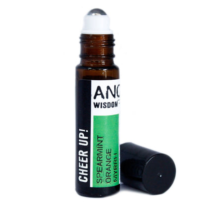 10ml Roll-On Essential Oil Blend – Spearmint, Orange & Myrrh