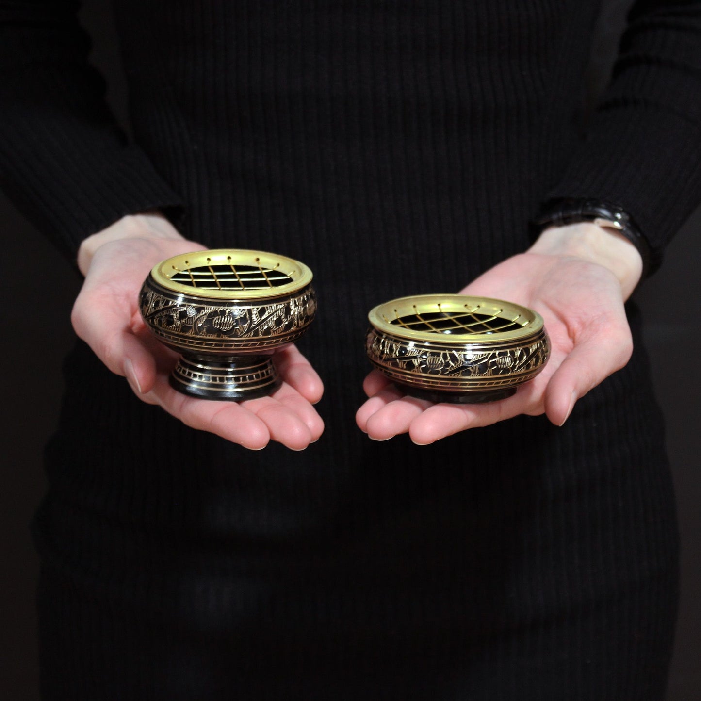 Brass Charcoal Incense Burner