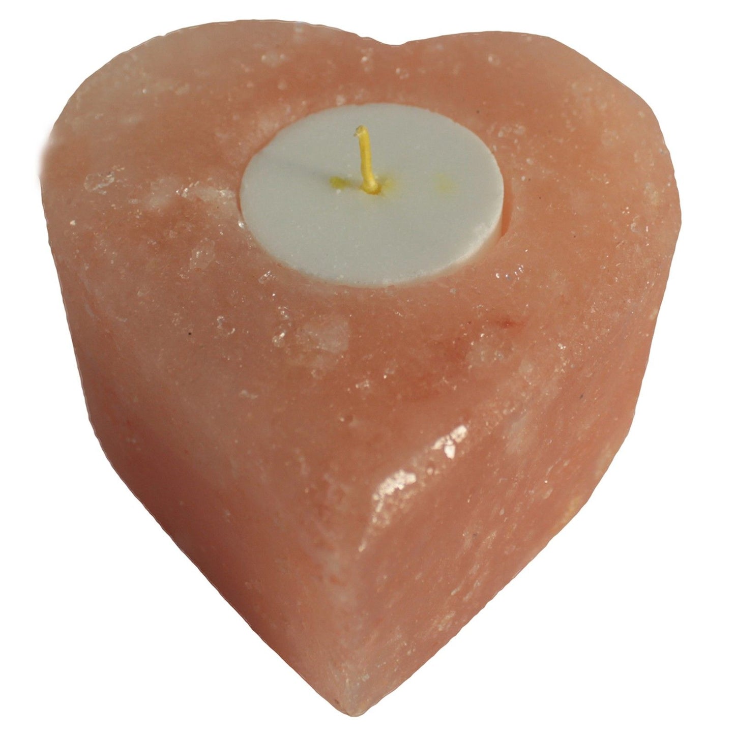 Himalayan Salt Candle Holder – Heart | 600–800g