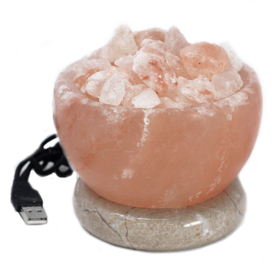 USB Himalayan Salt Fire Bowl – Random Colour Selection