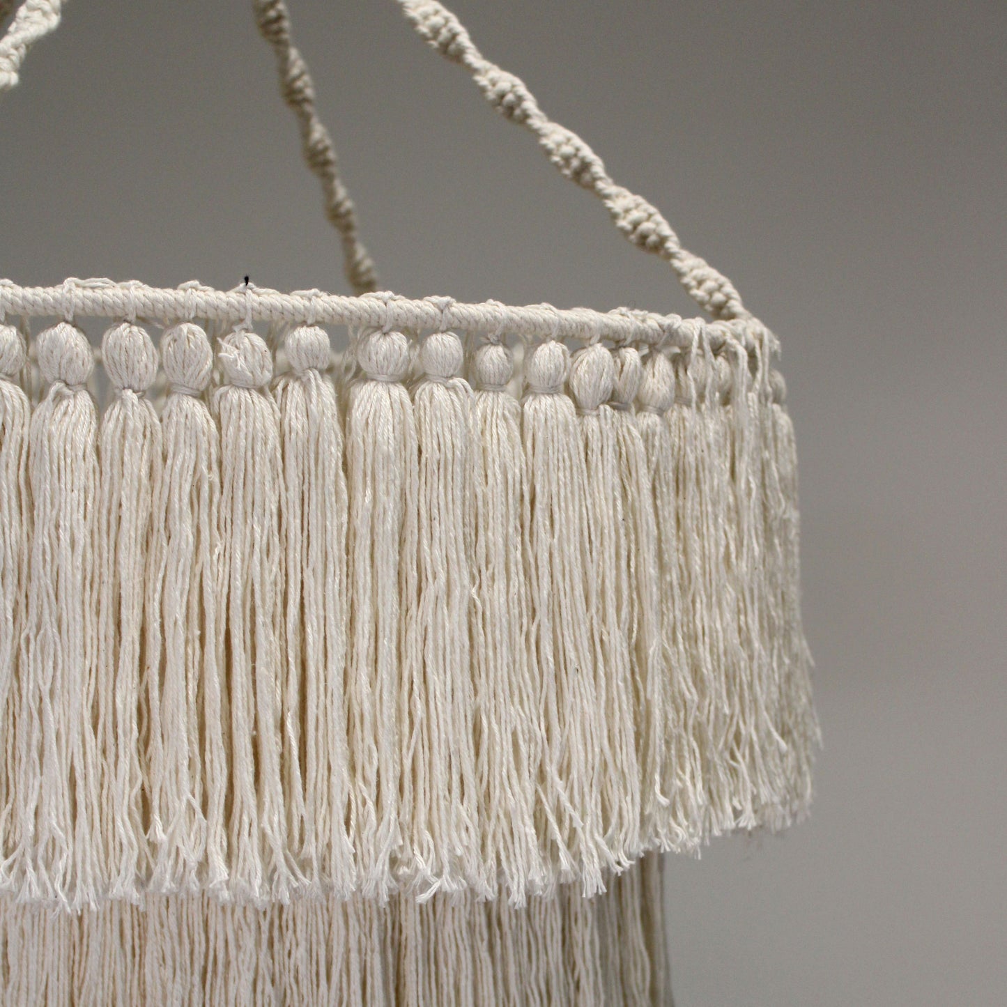 Macrame Soft Chandelier – Natural