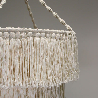 Macrame Soft Chandelier – Natural